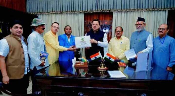 उत्तराखंड के प्रवासी बंधुओं को “मेरी गणना मेरे गाँव” अभियान से जोड़ने हेतु मुख्यमंत्री से प्रतिनिधिमंडल की वार्ता