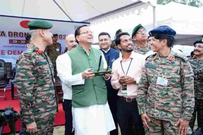 राज्य को ड्रोन एवं रक्षा विनिर्माण के क्षेत्र में अग्रणी बनाने को लेकर सरकार गंभीर, डिफेंस प्रोडक्शन हब बनेगा उत्तराखंड – सीएम धामी