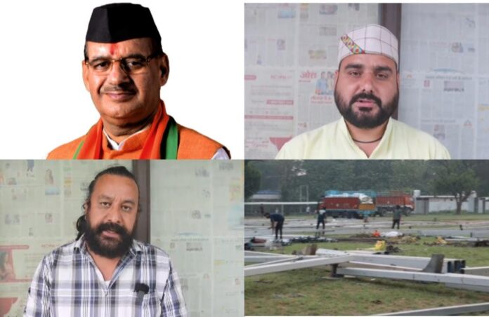 टेंडर घोटाले ने मचाई हलचल —उत्तराखंड स्वाभिमान मोर्चा के अध्यक्ष बॉबी पंवार और उपाध्यक्ष त्रिभुवन चौहान के हस्तक्षेप के बाद रद्द हुआ कृषि मेला