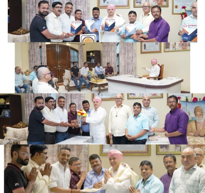 उत्तरांचल प्रेस क्लब प्रतिनिधिमण्डल नेश्री दरबार साहिब में टेका मत्था