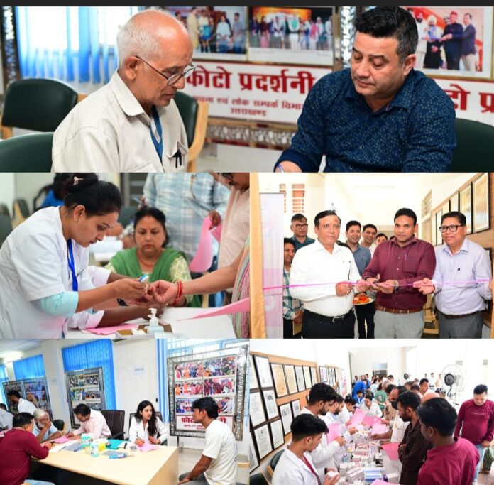 पत्रकारों के लिए मुख्यमंत्री धामी की पहल देहरादून में विशेष स्वास्थ्य कैम्प का आयोजन