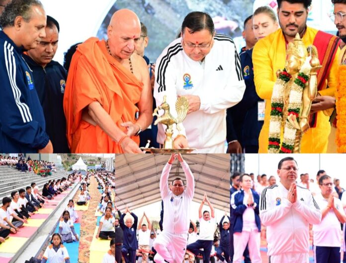 मुख्यमंत्री ने भराड़ीसैंण से दिया “हर घर योग, हर जन निरोग’’ का संदेश