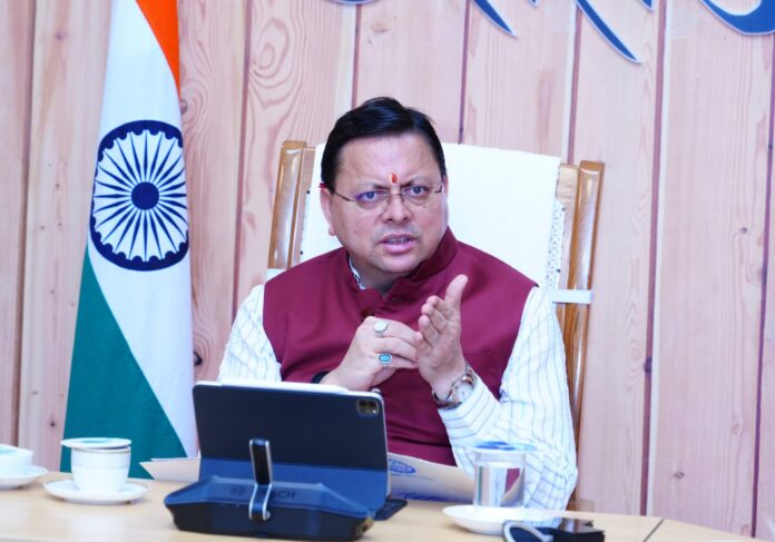 सरकारी भूमि में अतिक्रमण न हो इसके लिए मजबूत मैकेनिज्म बनाया जाय: मुख्यमंत्री