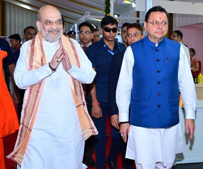 केंद्रीय गृह मंत्री अमित शाह बोले, पारदर्शिता, तीव्रता और दूरदर्शिता के साथ काम कर ही है धामी सरकार