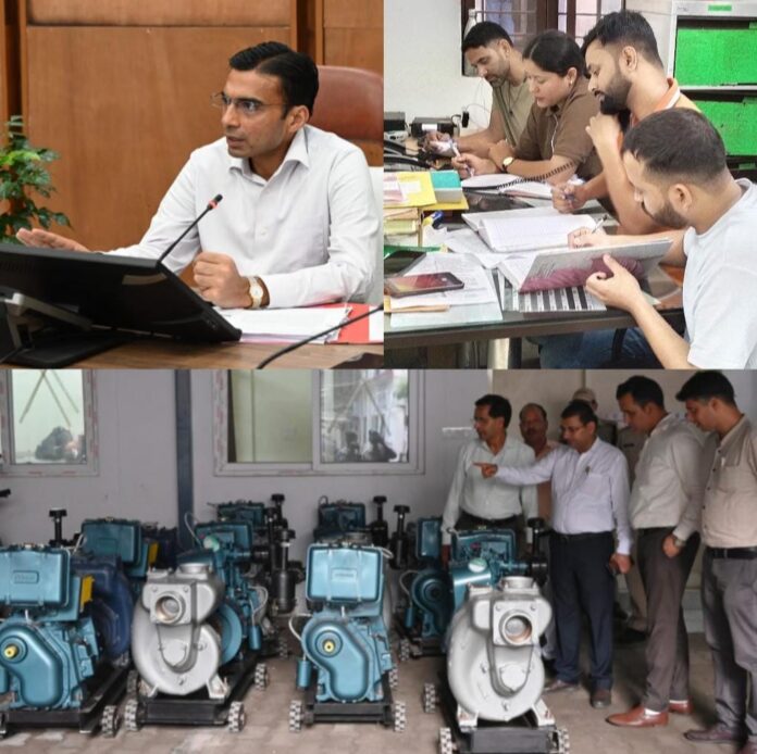 जल संकट, कमी, समस्या का प्रोएक्टिव मोड में हो समाधान- डीएम
