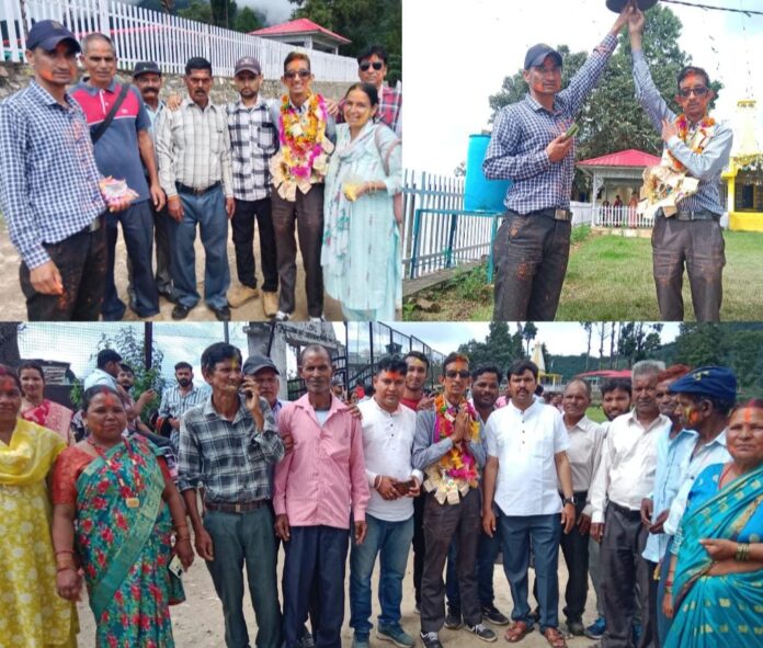 10 साल का टूटा रिकॉर्ड ग्राम सभा पोखरी मे युवा को मिला जनादेश , राजवीर सिंह बिष्ट बने गांव के प्रधान