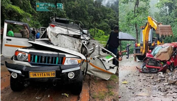 दर्दनाक सड़क हादसा उत्तराखंड में दो की मौत 6 घायल