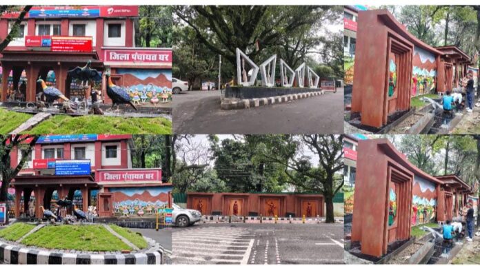 शहर में यातायात प्रबंधन के साथ; कुठालगट एवं साई मंदिर पर नई स्लिप रोड, रांउड अबाउट लाईटिंग,मय पहाड़ी शैली सौन्दर्य कार्य पूर्णता की ओर