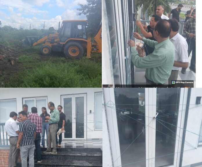 सीएम धामी के निर्देश पर एमडीडीए की बड़ी कार्रवाई, अवैध प्लॉटिंग और निर्माण पर चला बुलडोज़र