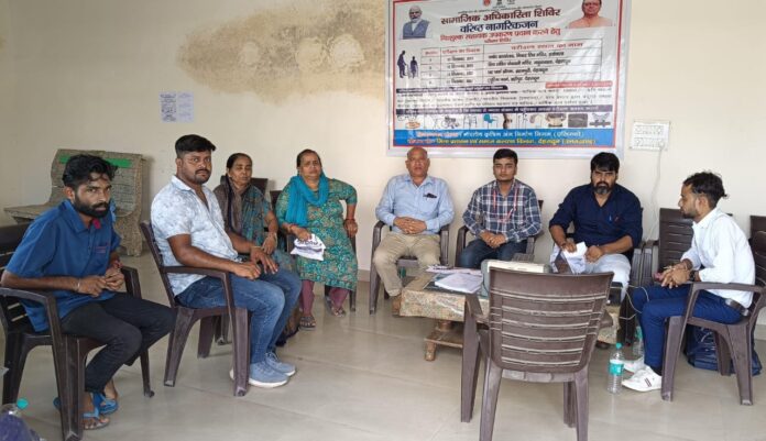 कृत्रिम अंग वितरण हेतु पहले दिन 120 वृद्धजनों का चयन।