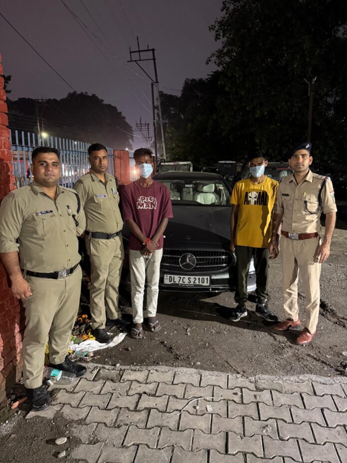 मर्सिडीज़ चोरी की घटना का 12 घंटे के अंदर दून पुलिस ने किया खुलासा