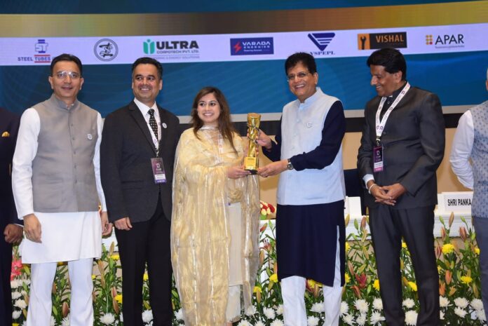 राष्ट्रपति की गरिमामयी मौजूदगी में सारा साईं प्राइवेट लिमिटेड को स्टार परफॉर्मर अवार्ड से सम्मानित किया गया