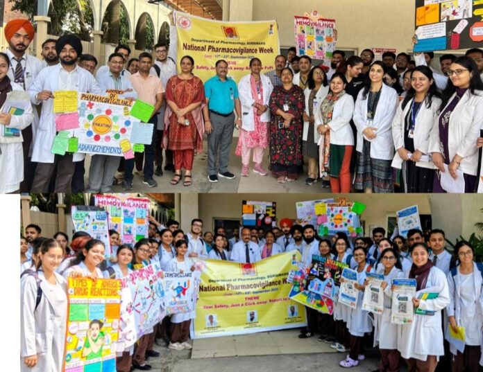 एसजीआरआर मेडिकल कॉलेज में उत्साहपूर्वक मनाया गया राष्ट्रीय फार्माकोविजिलेंस सप्ताह 2025
