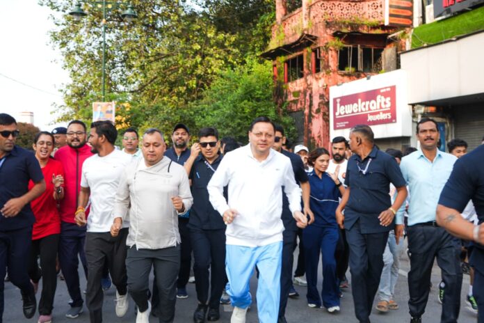मुख्यमंत्री ने घंटाघर, देहरादून में ‘सेवा पखवाड़ा’ कार्यक्रम के अंतर्गत आयोजित ‘नमो युवा रन’ का फ्लैग ऑफ किया