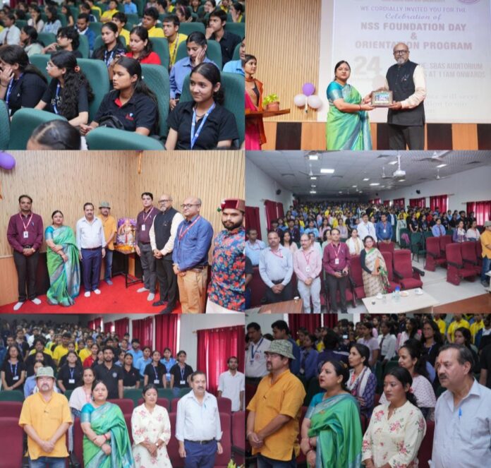 एसजीआरआर विश्वविद्यालय में एनएसएस स्थापना दिवस पर छात्र-छात्राओं ने दिया सेवा का संदेश