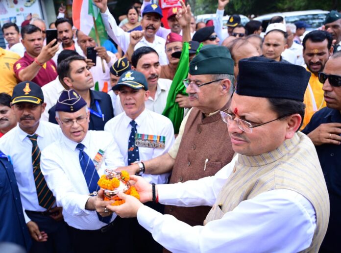 मुख्यमंत्री ने किया शहीद सम्मान यात्रा 2 का शुभारम्भ