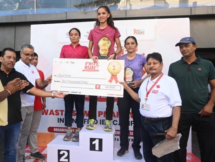राज्य स्तरीय ‘‘रेड रन’’ मैराथन में युवाओं ने दौड़ लगाई, एचआईवी/एड्स जागरूकता का संदेश दिया