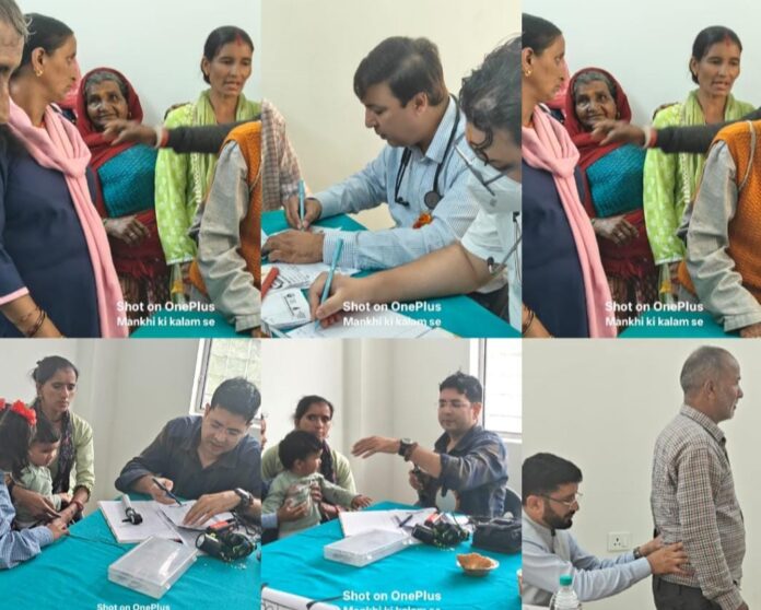 राजकीय दून मेडिकल कॉलेज देहरादून द्वारा सुदूर वर्ती क्षेत्र धौतरी में एक दिवसीय निशुल्क स्वास्थ्य शिविर का आयोजन