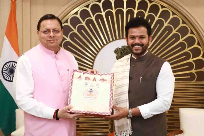 केंद्रीय नागरिक उद्यान मंत्री से मिले सीएम धामी, कई मुद्दों पर हुई बात