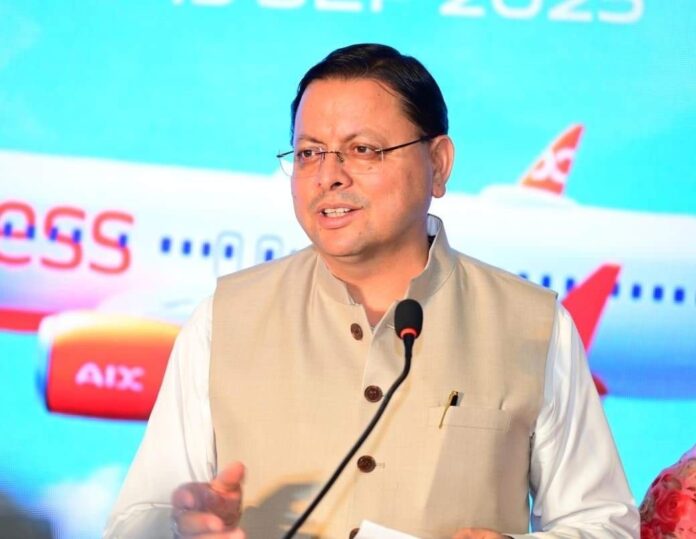 सीएम धामी ने एयर इंडिया एक्सप्रेस की देहरादून-बेंगलुरु हवाई सेवा का किया शुभारंभ