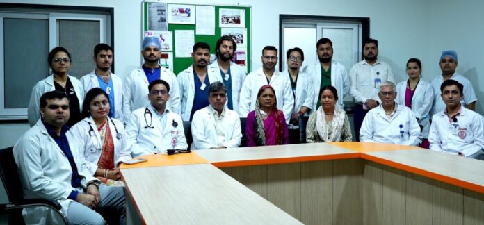 श्री महंत इन्दिरेश अस्पताल केकाॅर्डियोलाॅजी टीम की बड़ी उपलब्धि