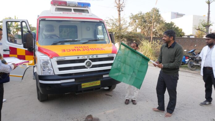 नजीबाबाद में एएलएस (Advanced Life Support) एम्बुलेंस सेवा का सफलतापूर्वक उद्घाटन किया गया इस अत्याधुनिक एम्बुलेंस सेवा का शुभारंभ