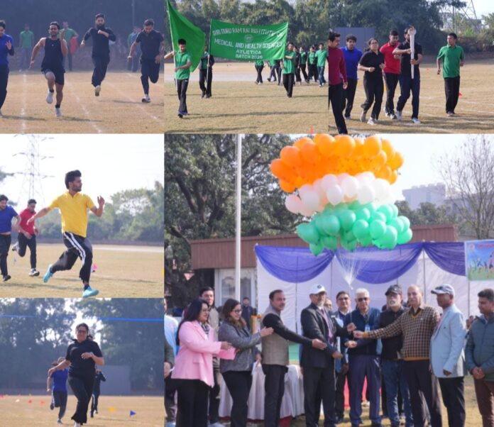 एसजीआरआर मेडिकल एण्ड हेल्थ साइंसेज़ की वार्षिक खेलकूद प्रतियोगिता एटलिटिका-2025 का आगाज