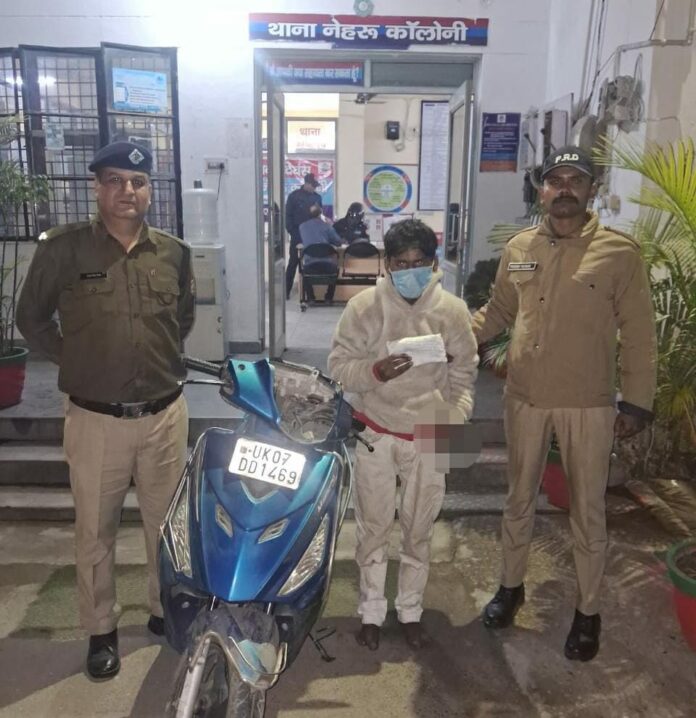 एसएसपी दून के अल्टीमेटम का फिर दिखा असर स्नेचिंग की घटना का 24 घंटे के अंदर दून पुलिस ने किया खुलासा