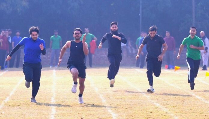 एसजीआरआर मेडिकल काॅलेज एटलिटिका-2025 में प्रद्यूमन ने लगाई सबसे लम्बी छलांग