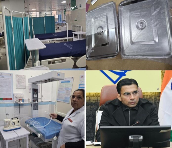 जिला चिकित्सालय को सुविधा-संपन्न बनाने में जुटा जिला प्रशासन; 91 लाख की धनराशि निर्गत; अधिकतर कार्य पूर्ण