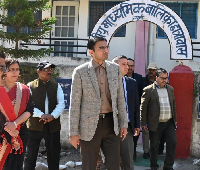 जिलाधिकारी ने (के०जी०बी०वी०)त्यूनी खेल मैदान लिए DMF से रु० 10.00 लाख स्वीकृत; 6 लाख की प्रथम किस्त जारी