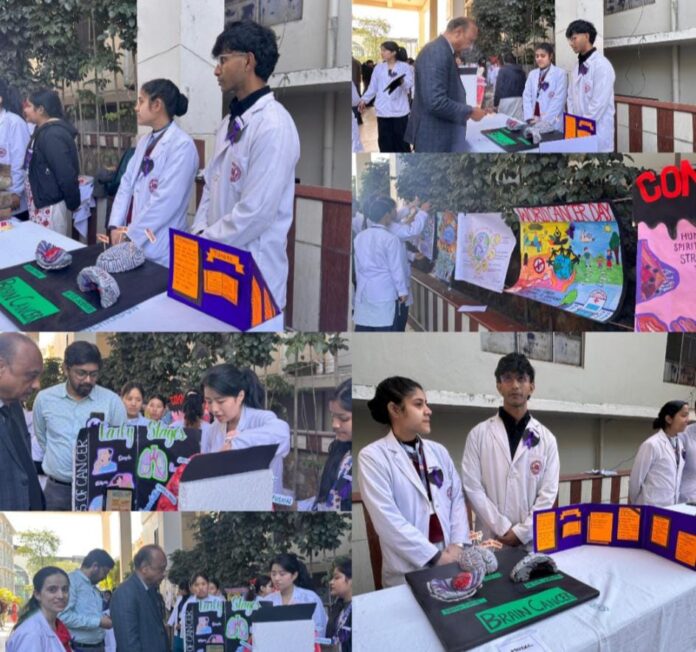 विश्व कैंसर दिवस पर श्री महंत इन्दिरेशअस्पताल ने चलाया जनजागरूकता अभियान