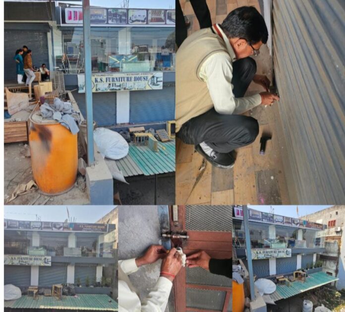 अवैध निर्माणों पर एमडीडीए की सख्त कार्रवाई, दो व्यवसायिक निर्माण सील