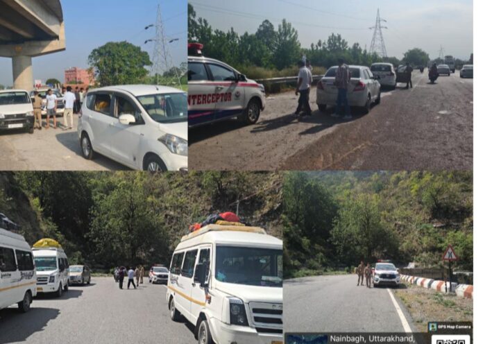 डाॅ0 अनीता चमोला, संभागीय परिवहन अधिकारी,(प्रवर्तन एवं सड़क सुरक्षा)के निर्देश पर 03 दिवसीय सघन चैंकिग अभियान चलाया गया