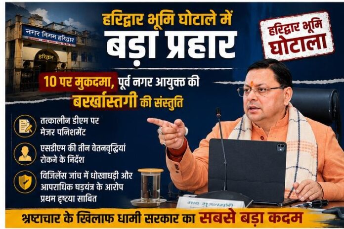 धामी सरकार का भ्रष्टाचार पर ‘सर्जिकल स्ट्राइक’