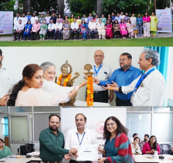 श्री गुरु राम राय विश्वविद्यालय में तीन दिवसीय एन.एम.सी. द्वारा स्वीकृतमेडिकल शिक्षा कार्यक्रम का आयोजन
