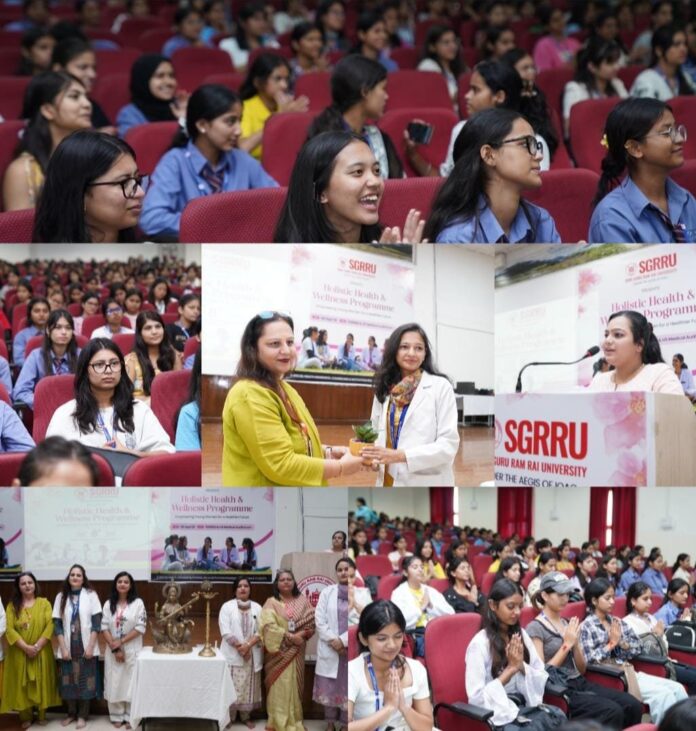 हैल्थ मंत्र से सशक्त हुईं श्री गुरु राम राय विश्वविद्यालय में छात्राएं